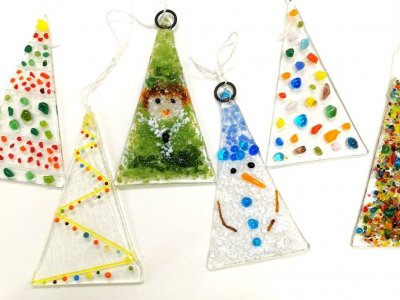 Take Away Kit- Family Clay T-light & Fused Glass Decorations