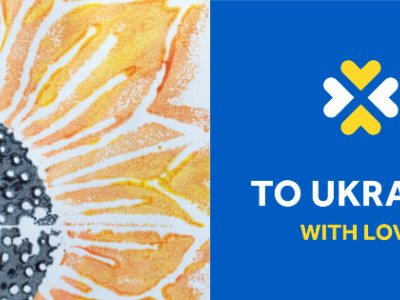 To Ukraine with Love - Family Solidarity Sunflower Printing