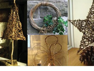 Willow Weaving - Christmas decorations