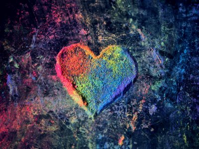World Needs Love - Message of Love Art project