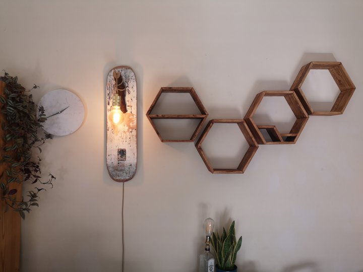 Deep Honeycomb, Hexagon Shelving