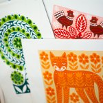 Screen prints by Karoline Rerrie