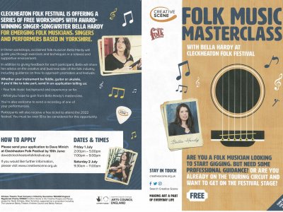 Cleckheaton Folk Festival 2022 - Emerging Artist Masteclass