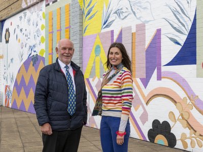 Giant ‘Urban Rewild’ mural revealed as part of Dewsbury Creative