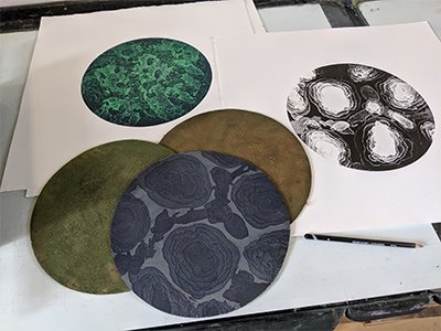 Lino etching summer school - August