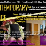 NEW - Contemporary Dance classes 13-21yrs.