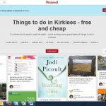 New Pinterest site 'Things to do in Kirklees - free and cheap'