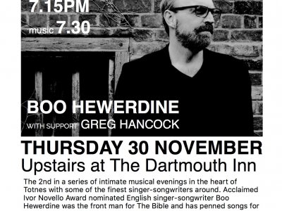 Boo Hewerdine with support from Greg Hancock - Totnes