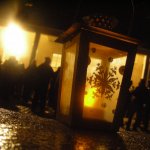 Carols in the courtyard at Greenway