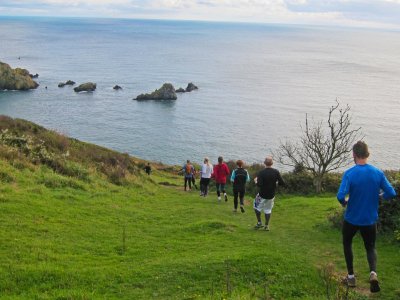 Trust10 trail run at Coleton Fishacre