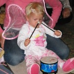 A future drummer...