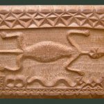 African lizard motif