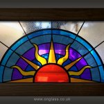 Art Deco fanlight window