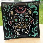 Black Sugar Skull Dish