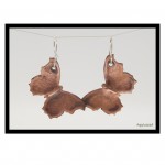 Copper Butterfly Earrings