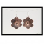 Copper Daisy Earrings