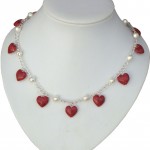 Coral and Pearl Necklace Val 016