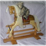 Doll's Rocking Horse complete with Bear