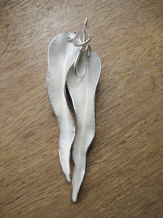 fold formed earrings