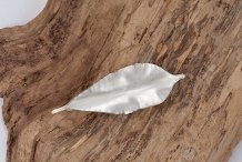 folded leaf brooch