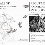 Invite to About Moths event, Dartington estate.