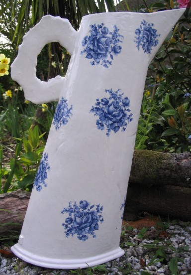 Large Delphinium Jug