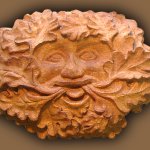 Laughing Green Man