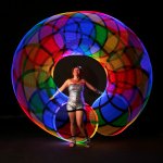 LED Hoop Show