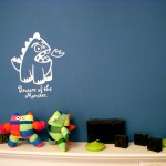 Monster wall stickers