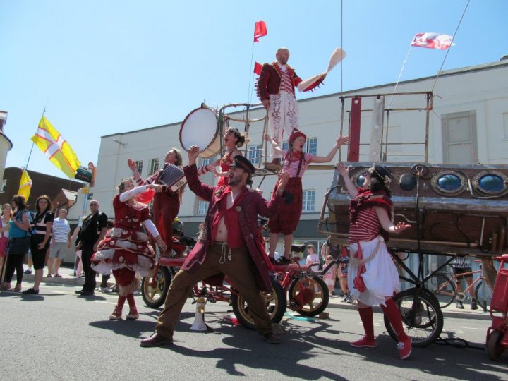 Performing in 'Battle for the Winds', Cultural Olympiad, 2012