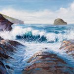 Pounding Waves, Trebarwith