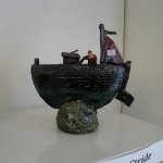 Raku boat.