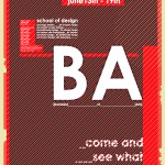 School of Art and Design End of Year Show Poster