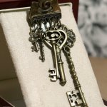 Steampunk Keys Brooch