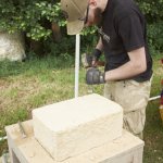 Stone carving