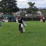 sword dancing at Brixham's Cowtown Carnival