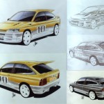 The design for the Ford Escort RS Cosworth - 1989