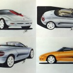 The design for the MGF Sportscar - Feb 1991