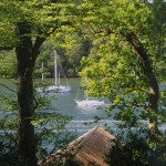 The River Dart from the gardens at Greenway