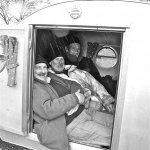 Three men in a Pod at Shannon Pot,