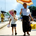 Travel. Bridge to Myanmar.