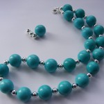 Turquoise and Sterling Silver Necklace