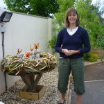 Viv with her Willow Work