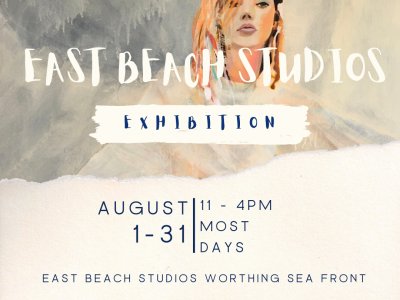 Jane Denman Paintings Pop Up Exhibition August West Beach Studio