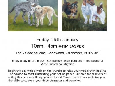 Learn to paint your dog - Art course for all abilities