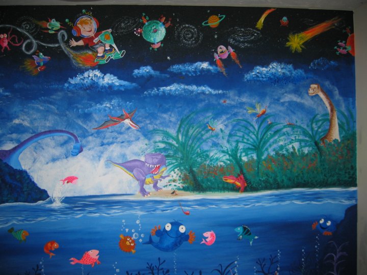 Albie's Mural 5 - 10 feet x 8 feet