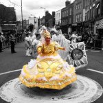 BTP lead the parade at Hackney One Carnival 2012