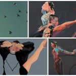 Dance paintings at Brighton Art Fair