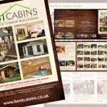 Design and artwork a folder for Best Cabins