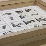 multiple aperture wood engraving